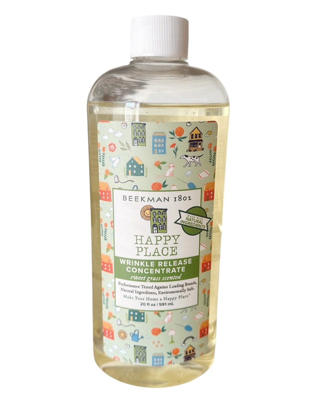 Beekman 1802 Happy Place Wrinkle Release Concentrate Sweet Grass 20oz